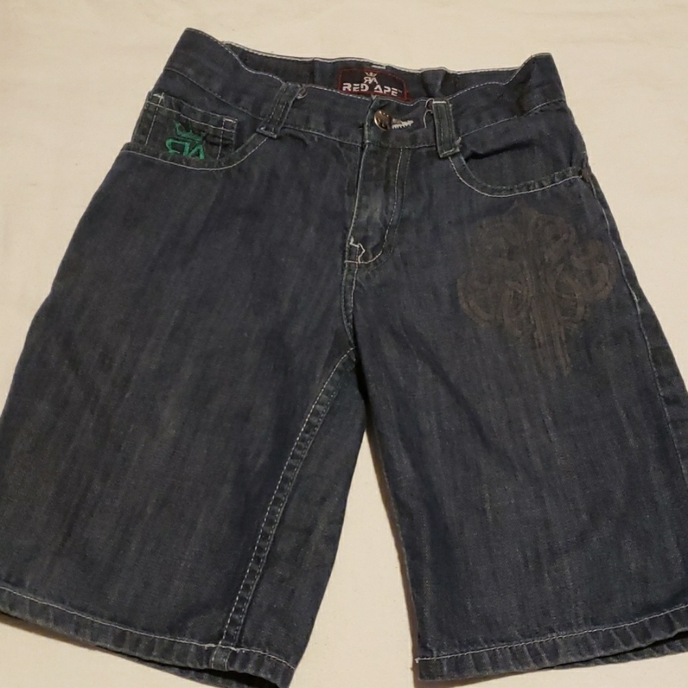 Red Ape denim shorts